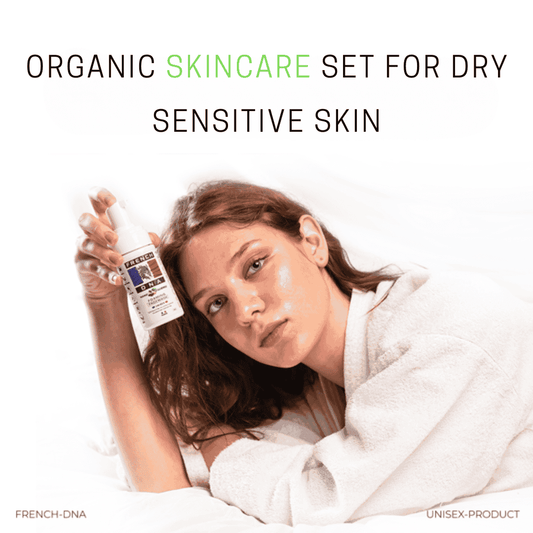 Organic Skincare Set for Dry, Sensitive Skin