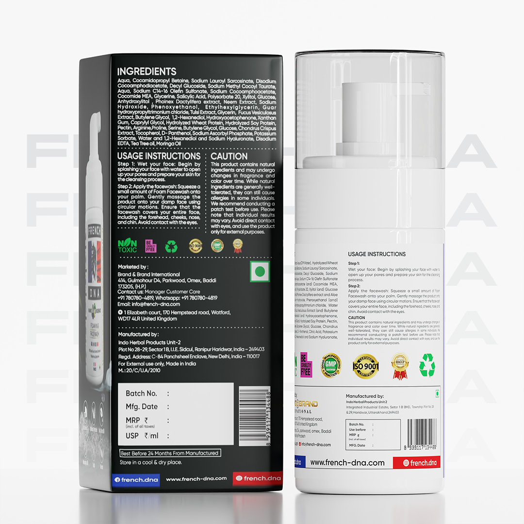 Foaming Face Wash | 100% Steroid Free | No Harmful Chemicals