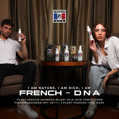 Keratin Shampoo + Plant Milk Hair Conditioner Combo [2-in-1]