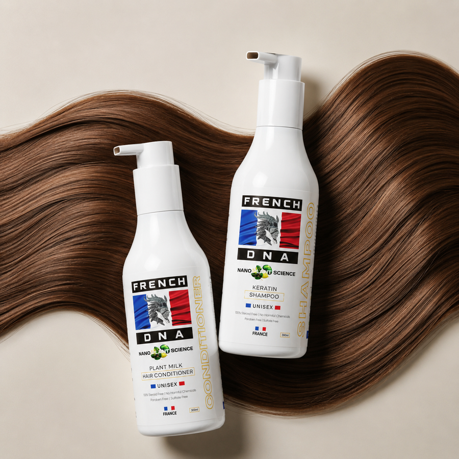 Keratin Shampoo + Plant Milk Conditioner