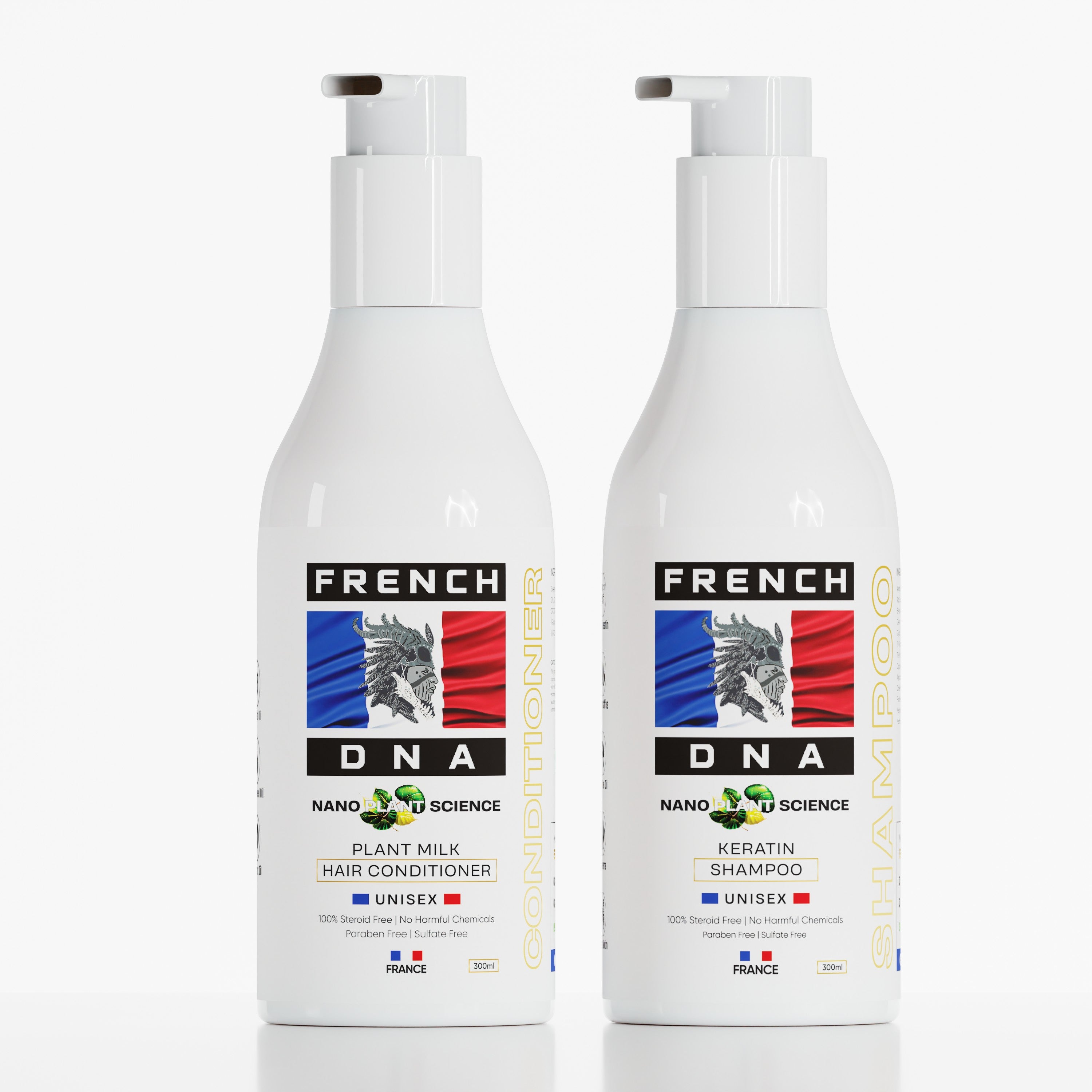 Keratin Shampoo + Plant Milk Hair Conditioner Combo [2-in-1]  | Free Shipping | Delivery in 3–5 Days | COD Available | Easy Returns