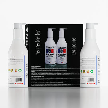 Keratin Shampoo + Plant Milk Hair Conditioner Combo [2-in-1]